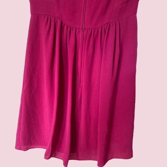Rebecca Taylor💋 fuchsia dress. 0 - Picture 7 of 7
